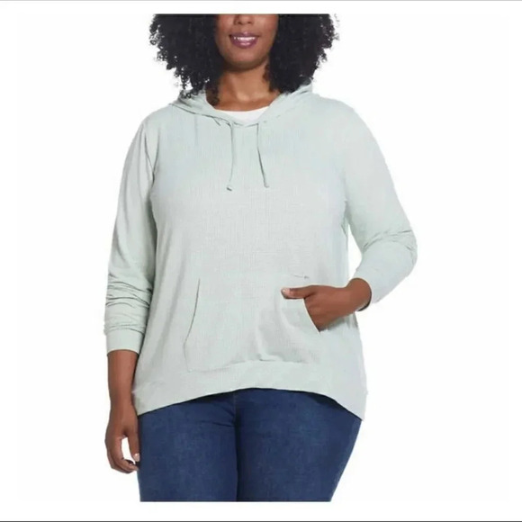 Weatherproof vintage ladies gingham hoodie - Picture 2 of 6